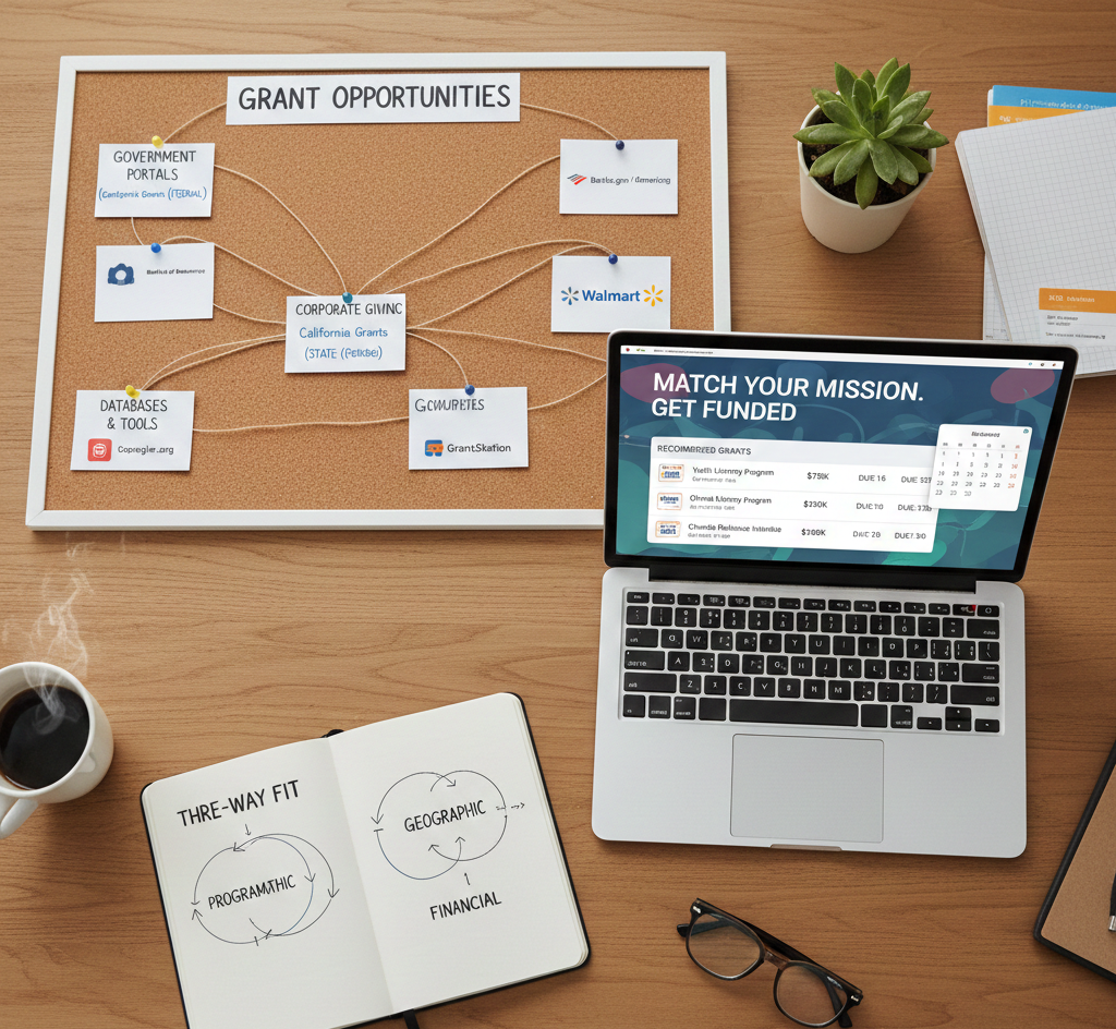 how to find grant opportunities for nonprofits